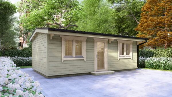 One Bed D2 Log Cabin -Mycabin.ie