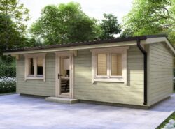 One Bed D2 Log Cabin -Mycabin.ie