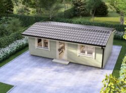 One Bed D2 Log Cabin -Mycabin.ie