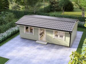 One Bed D2 Log Cabin -Mycabin.ie