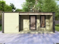 Barn Style Armagh A2 Log Cabin- Mycabin.ie