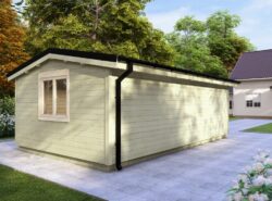 One Bed D Residential Log Cabin Interior - Mycabin.ie