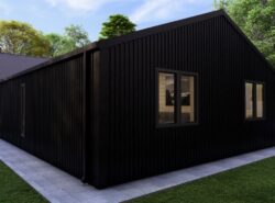 Barn Style 2 Bed Log Cabin Exterior -MyCabin.ie