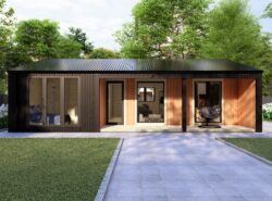 3 BED L Log Cabin - Mycabin.ie