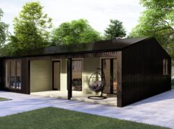 3 BED L Log Cabin - Mycabin.ie