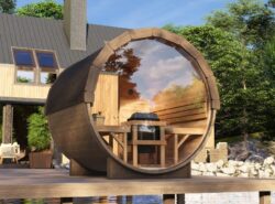 Barrel Thermo wood sauna XS -Mycabin.ie