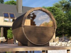 Barrel Thermo wood sauna XS -Mycabin.ie