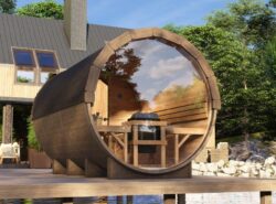Barrel Thermo wood sauna M -Mycabin.ie