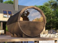 Barrel Thermo wood sauna M -Mycabin.ie