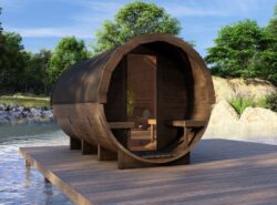 Barrel Thermo wood sauna M -Mycabin.ie