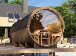 Barrel Thermo wood sauna L -Mycabin.ie