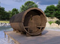 Barrel Thermo wood sauna L -Mycabin.ie