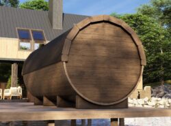 Barrel Thermo wood sauna L -Mycabin.ie
