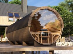 Barrel Thermo wood sauna XL -Mycabin.ie