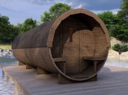 Barrel Thermo wood sauna XL -Mycabin.ie