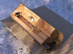 Barrel Thermo wood sauna XL -Mycabin.ie
