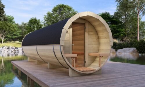 Barrel sauna XL