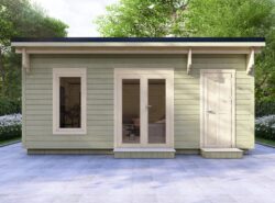 Derry Two Room Log Cabin- Mycabin.ie