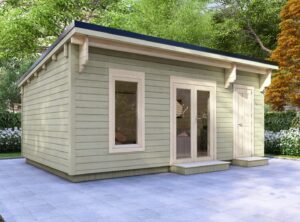 Derry Two Room Log Cabin- Mycabin.ie