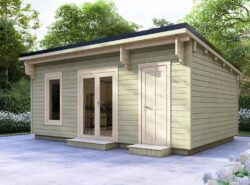 Derry Two Room Log Cabin- Mycabin.ie