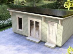 Derry Two Room Log Cabin- Mycabin.ie