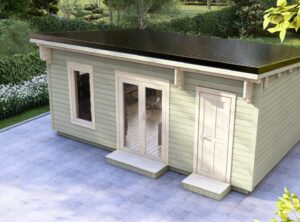 Derry Two Room Log Cabin- Mycabin.ie
