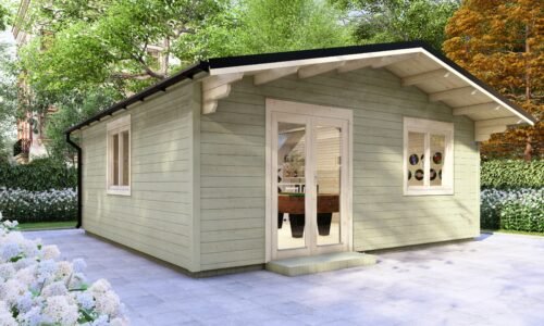 Donegal Garden Log Cabin Exterior Donegal Garden Log Cabin Exterior