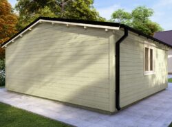 Donegal Garden Log Cabin Exterior