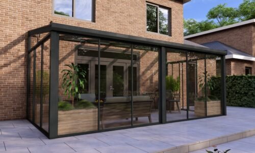 6x3-2_Photo - 1 Aluminium Fully Glazed Veranda 6m x 3m
