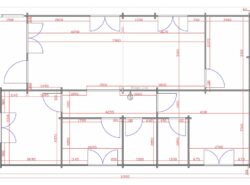 3 Bed B Log Cabin Floor Plan -Mycabin.ie