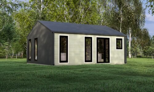Residential Barn Style 2 Bed F Log Cabin Exterior Residential Barn Style 2 Bed F Log Cabin -Mycabin.ie Ireland