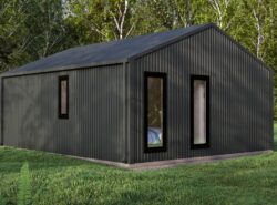 Residential Barn Style 2 Bedroom F Log Cabin Exterior -Mycabin.ie