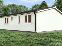 Residential 3 Bed B Log Cabin Exterior -Mycabin.ie