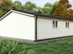 Residential 3 Bed B Log Cabin Exterior -Mycabin.ie