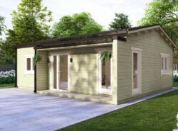 Residential Barn Style Two Bedroom H Log Cabin -Mycabin.ie
