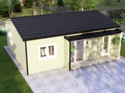 Residential Barn Style Two Bedroom H Log Cabin -Mycabin.ie