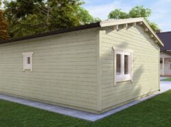Residential Barn Style Two Bedroom H Log Cabin -Mycabin.ie