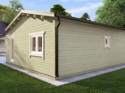 Residential Barn Style Two Bedroom H Log Cabin -Mycabin.ie