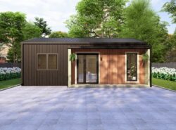 Residential Barn Style Two Bedroom H Log Cabin -Mycabin.ie