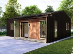 Residential Barn Style Two Bedroom H Log Cabin -Mycabin.ie