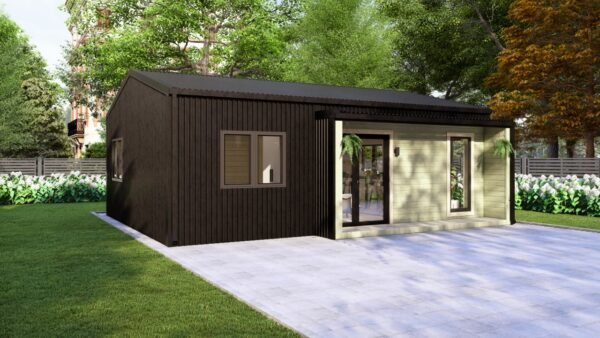 Residential Barn Style Two Bedroom H Log Cabin -Mycabin.ie