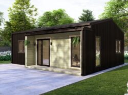 Residential Barn Style Two Bedroom H Log Cabin -Mycabin.ie