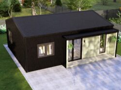 Residential Barn Style Two Bedroom H Log Cabin -Mycabin.ie