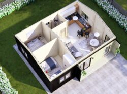 Residential Barn Style Two Bedroom H Log Cabin -Mycabin.ie