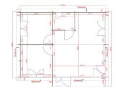 Residential Two Bedroom H Log Cabin -Mycabin.ie