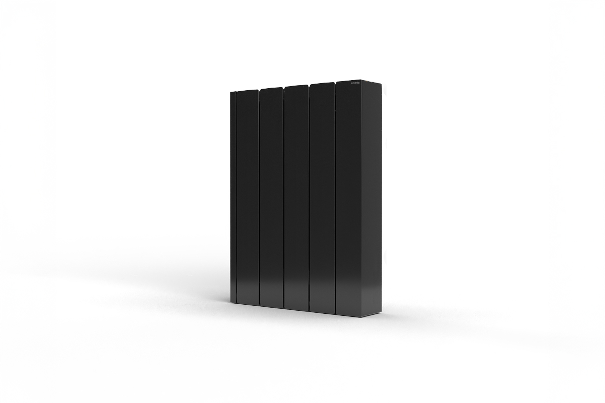 Rointe Belize - BRIW0600RAD3 Wi-Fi Electric Radiator, Black, 600W, 4 Elements -Mycabin.ie