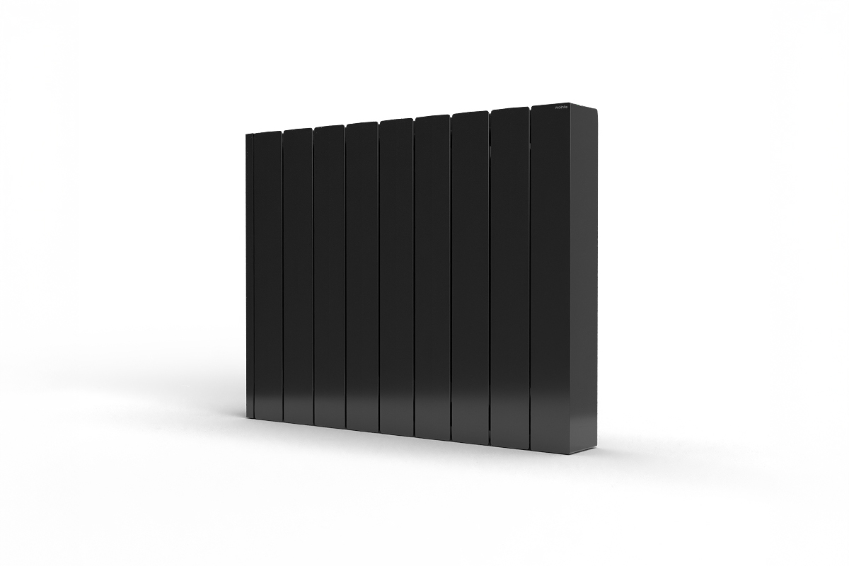Rointe Belize - BRIB1200RAD3 Wi-Fi Electric Radiator, Black, 1200W, 8 Elements Rointe Belize - BRIB1200RAD3 Wi-Fi Electric Radiator, Black, 1200W, 8 Elements -Mycabin.ie