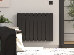 Rointe Belize - BRIB1200RAD3 Wi-Fi Electric Radiator, Black, 1200W, 8 Elements -Mycabin.ie