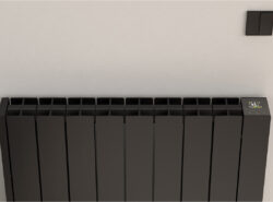 Rointe Belize - BRIB1200RAD3 Wi-Fi Electric Radiator, Black, 1200W, 8 Elements -Mycabin.ie