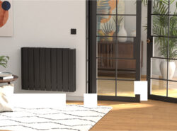 Rointe Belize - BRIB1200RAD3 Wi-Fi Electric Radiator, Black, 1200W, 8 Elements -Mycabin.ie